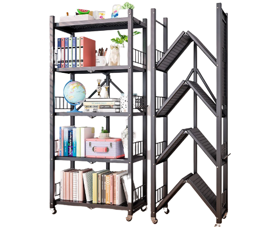 Rak Lantai Beroda Lipat