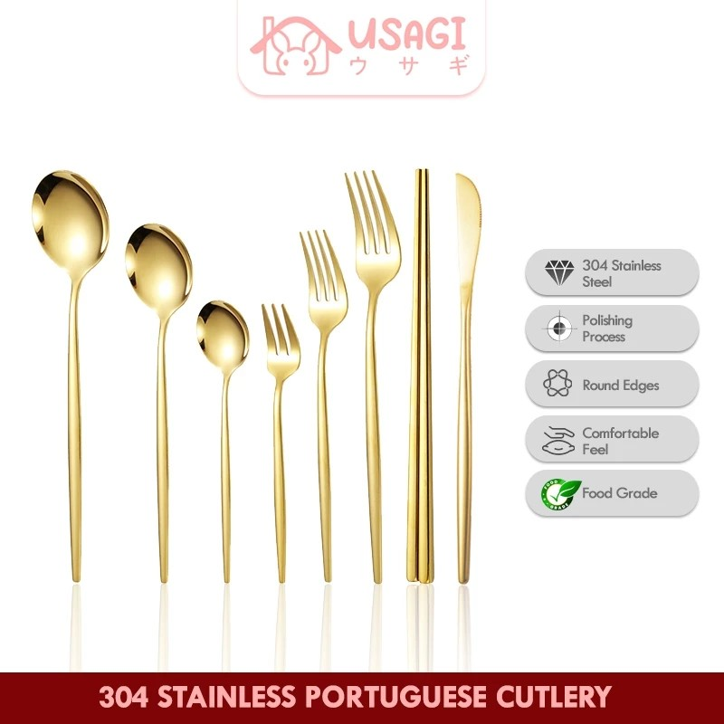 USAGI 304 Stainless Steel Portuguese Cutlery Spoon 2