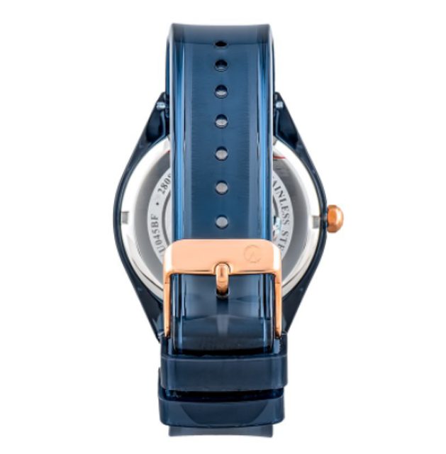 Alexandre Christie Ladies Blue Dial AC 2808 BF