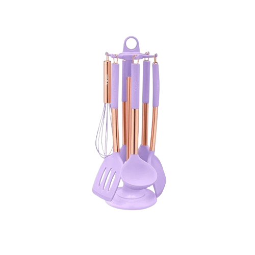 Mecoo Most Aesthetic 6-in-1 Premium Silicone Spatula Set 