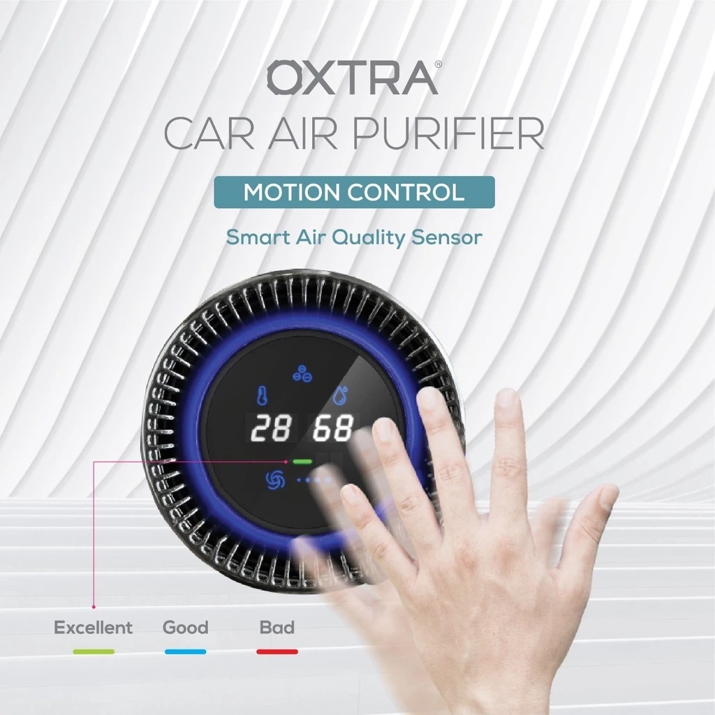 Vicalta Gracias Indonesia Trapo Oxtra Motion-Sensing Car Air Purifier