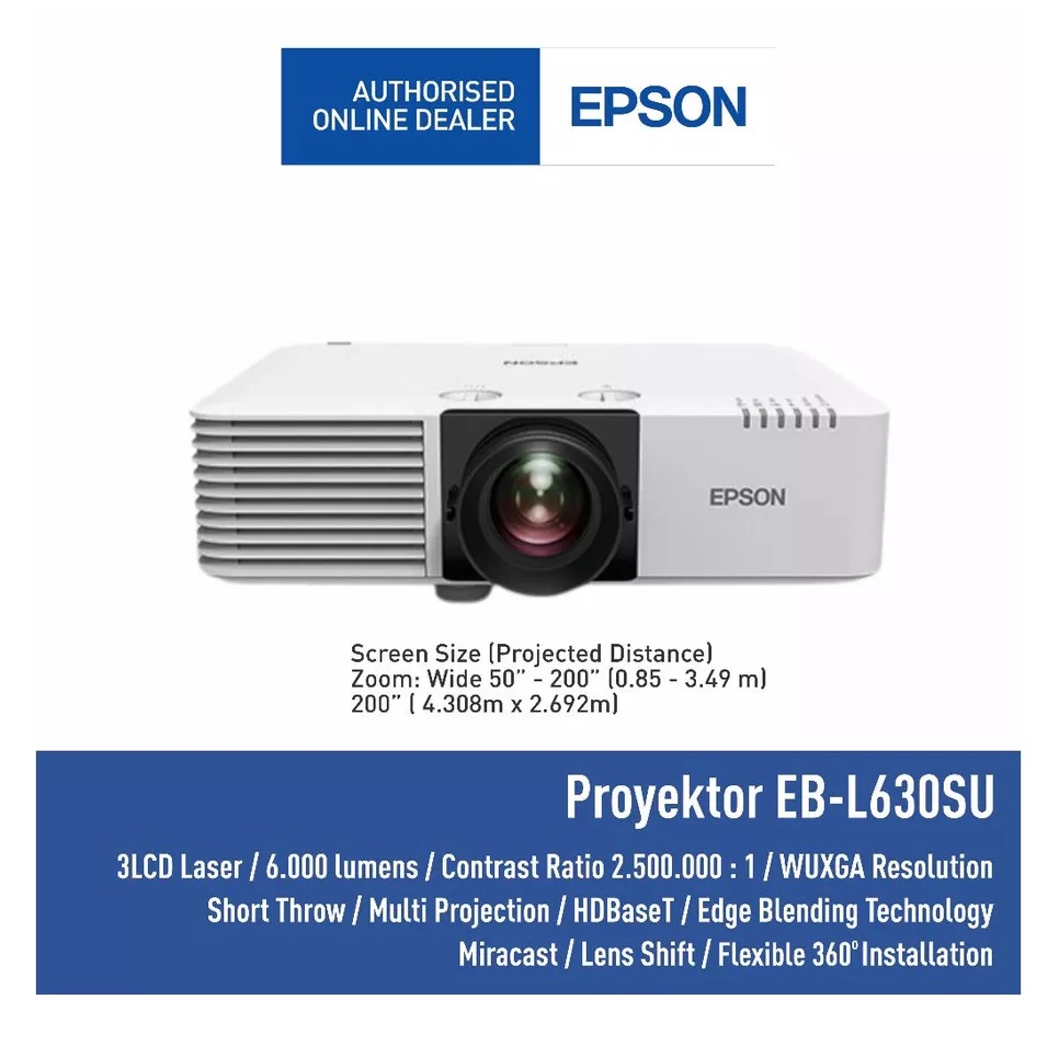WUXGA 3LCD Short Throw Laser Projector 2