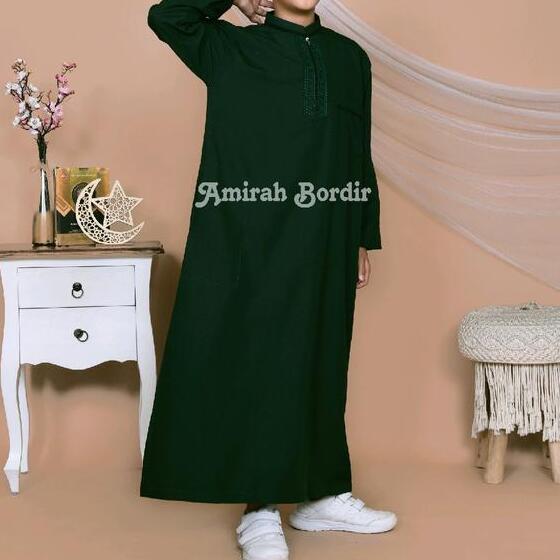  Jubah Anak Laki-Laki Bordir 