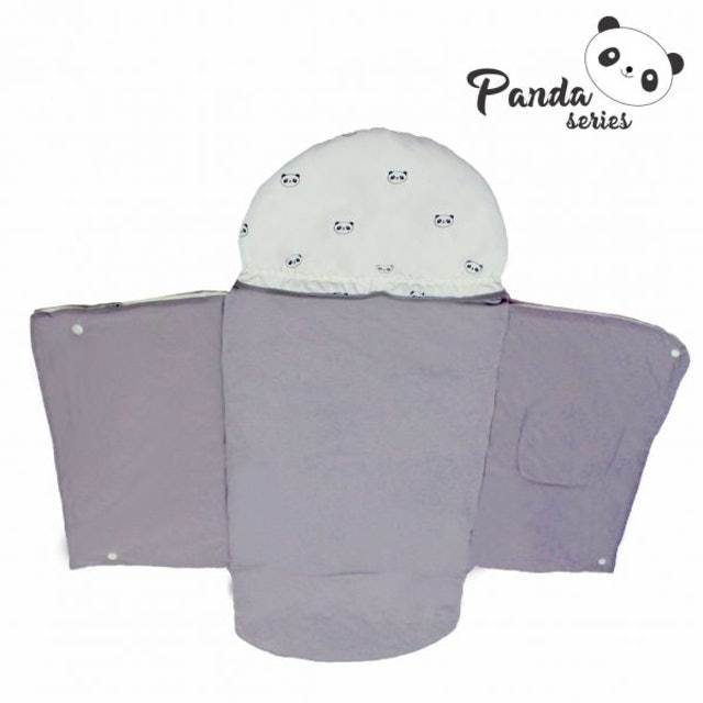 Dialogue Group Omiland Baby Blanket Panda Series Abu Saku Print OBB1311