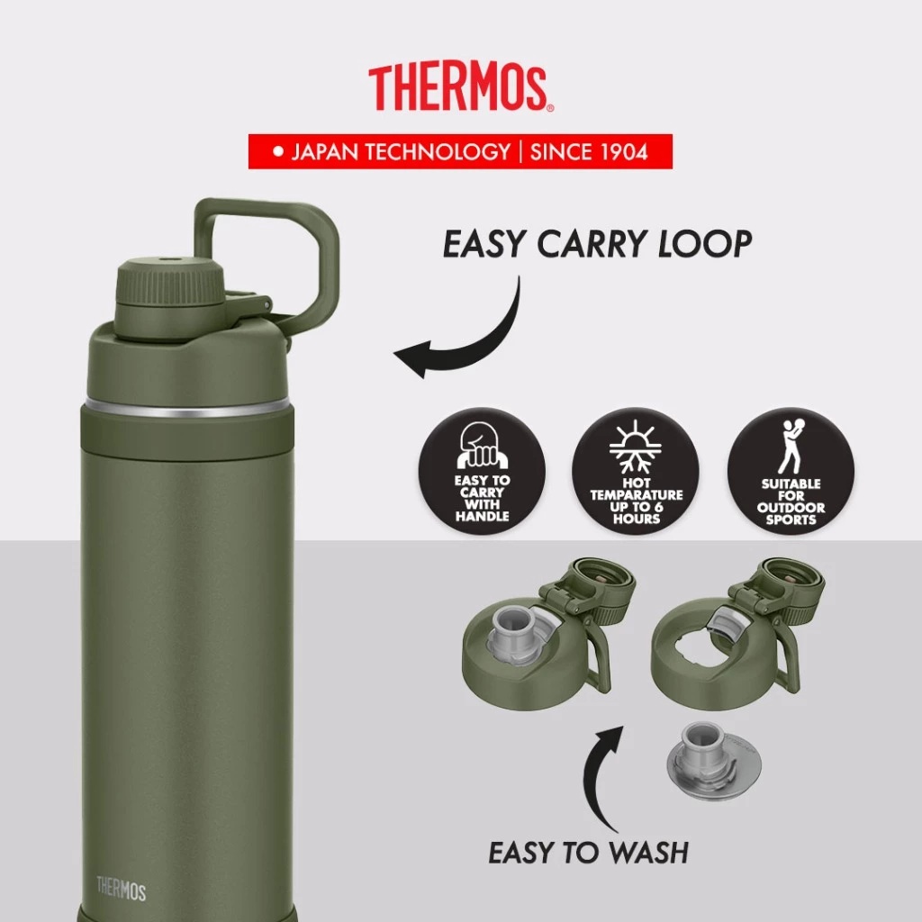 Thermos LLC Thermos Vacuum Insulated Sports Bottle 1000ml FJU-1000