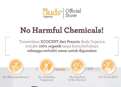 Inti Berkat Jaya Buds Organics Mozzie Clear Spray 