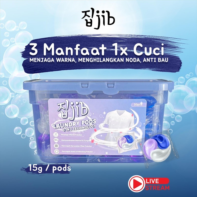 JIB 3 in 1 Laundry Pods 2