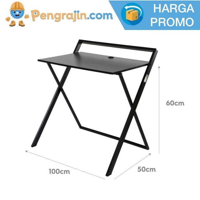 Pengrajin.com Meja Belajar Dan Kerja Lipat Minimalis Edition Msb05