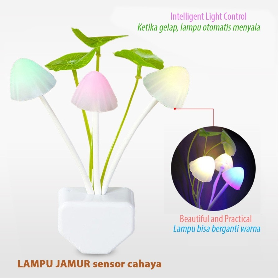 Mushroom Lamp LED Night 3