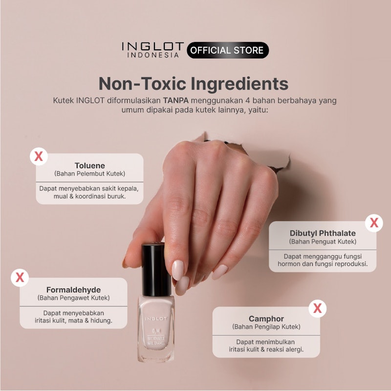 O2M Breathable Nail Enamel Soft Matte 3