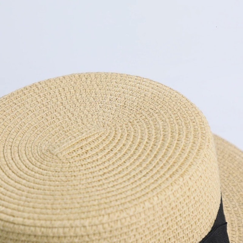 Topi Pantai Panama Summer Sun Beach Straw Hat CW48