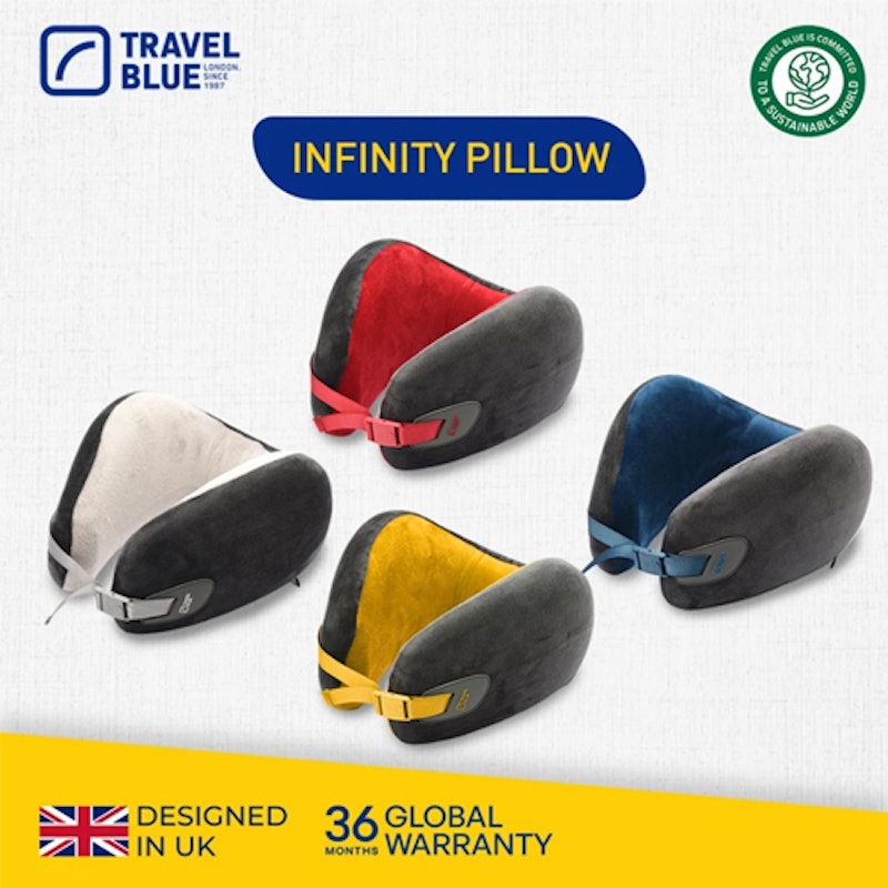 Travel Blue Bantal Leher Infinity Pillow 2