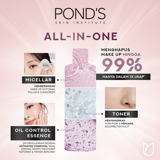 Unilever Indonesia Pond’s Oil Control Micellar Miracle Water 