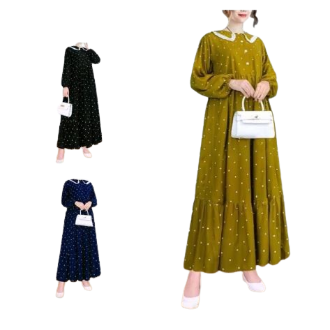 Lavelia Poky Gamis Polkadot