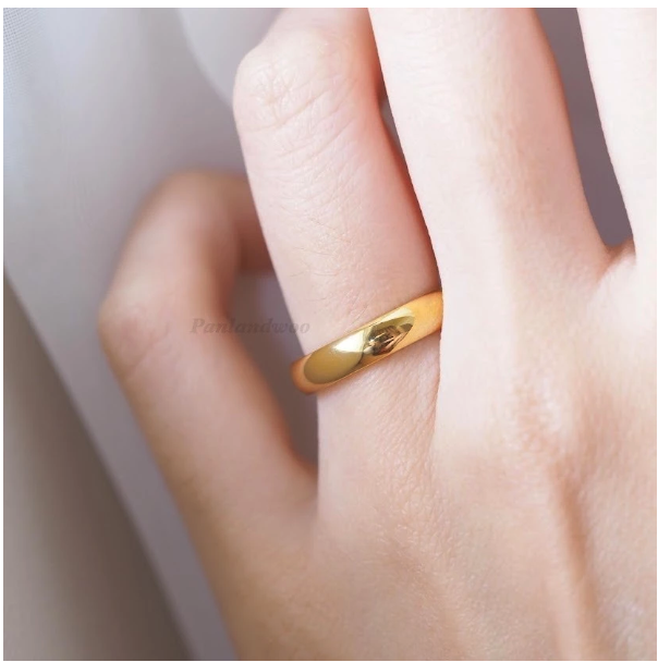 Panlandwoo Cincin Titanium Wanita Penny