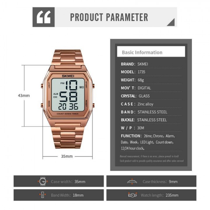 SKMEI Jam Tangan Digital DG1735