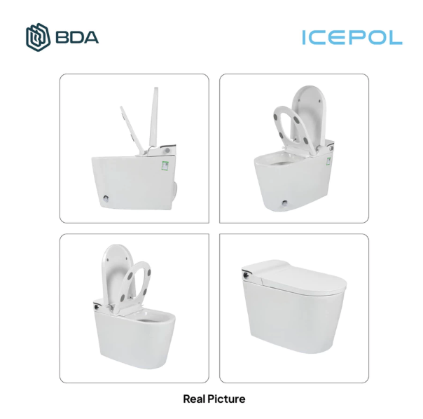 Bangun Delta Abadi Icepol Closet Duduk Ecowasher Smart Bidet IC E 8900