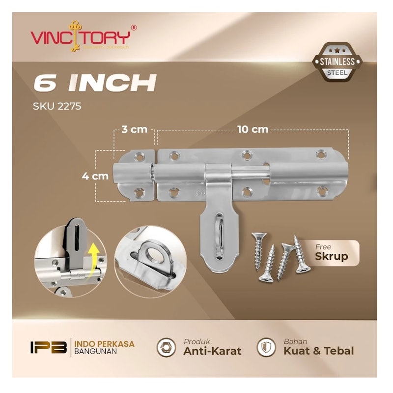 Vincitory Grendel Overval Stainless Premium 2