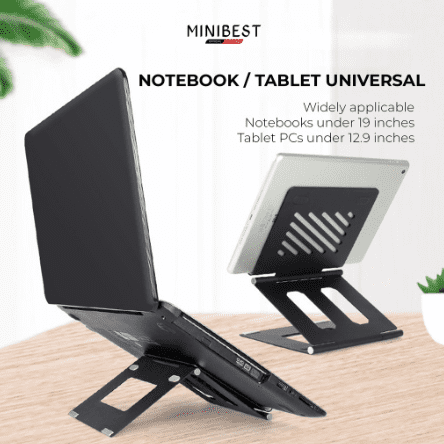 Minibest Laptop Stand Holder Alumunium Foldable Cooling Stand 