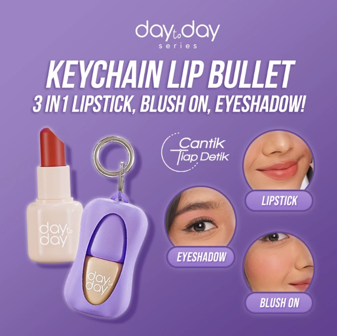 Implora Sukses Abadi Implora Day To Day Keychain Lip Bullet 01 Intention