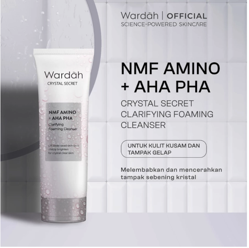 Crystal Secret NMF Amino + AHA PHA Clarifying Foaming Cleanser 2