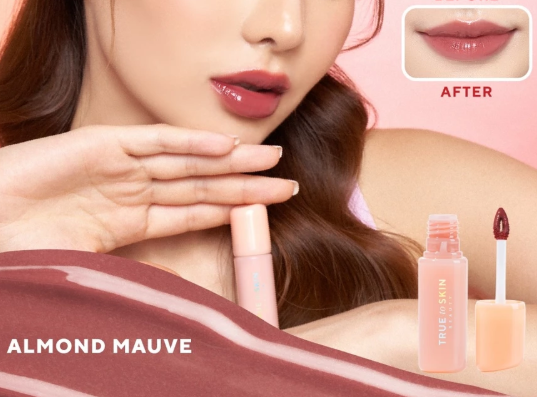 Triniti Tunggal Abadi True to Skin Juicy Glass Tint Almond Mauve