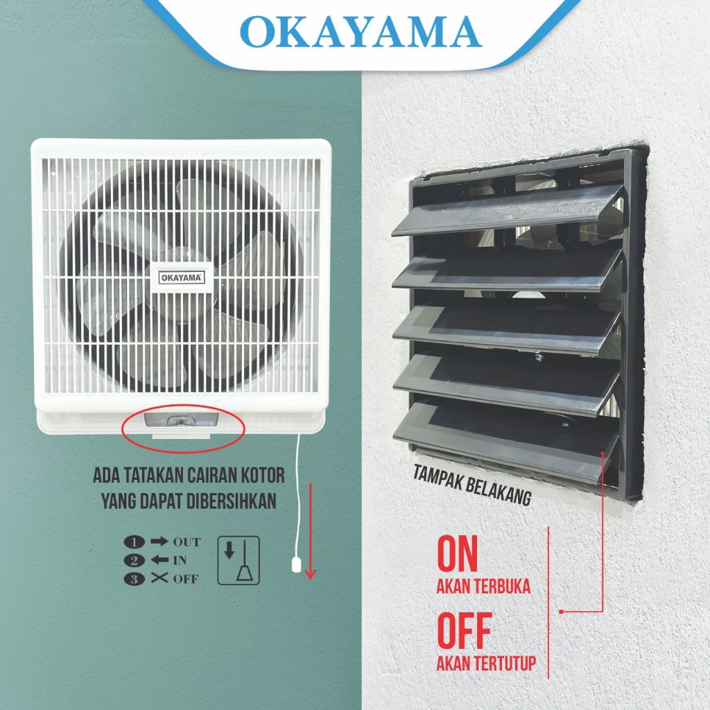 Okayama Okayama Exhaust Fan OK-10D