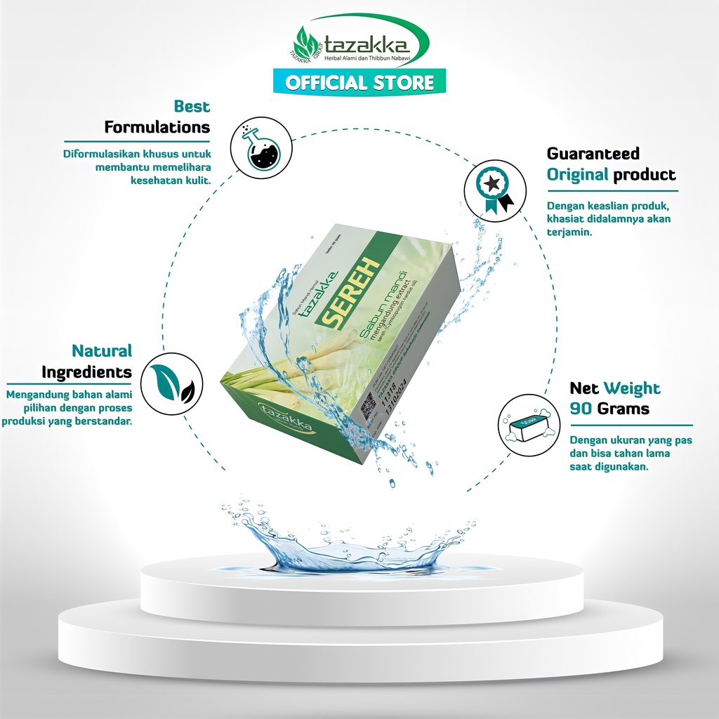 Tazakka  Sabun Sereh 