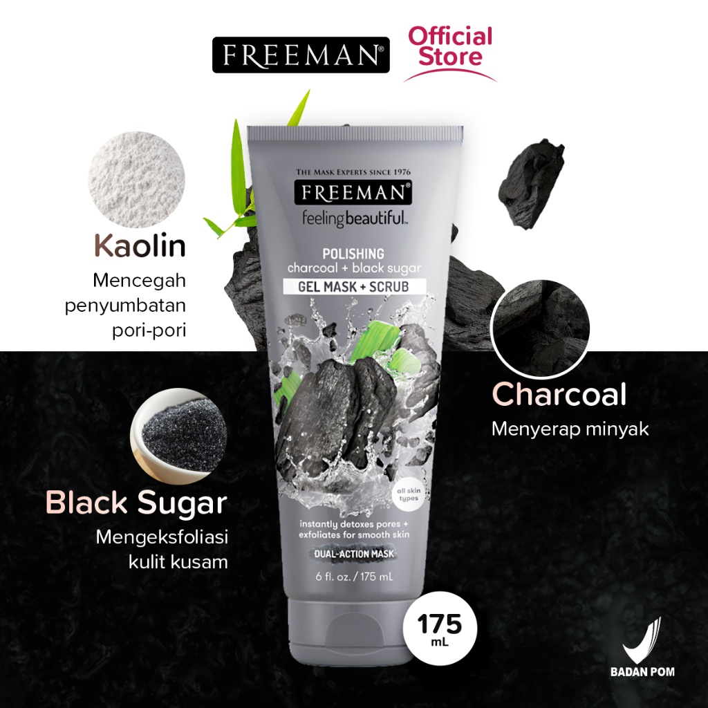 Polishing Charcoal & Black Sugar Gel Mask & Scrub 4