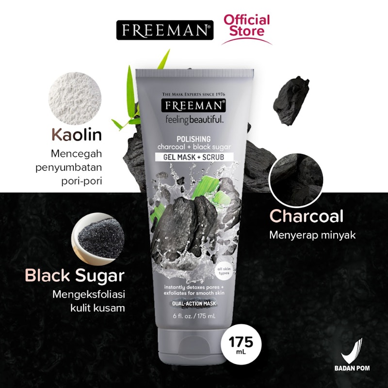 Polishing Charcoal & Black Sugar Gel Mask & Scrub 4