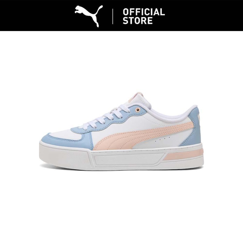 PUMA Sepatu Skye White Pink BlueWash 4