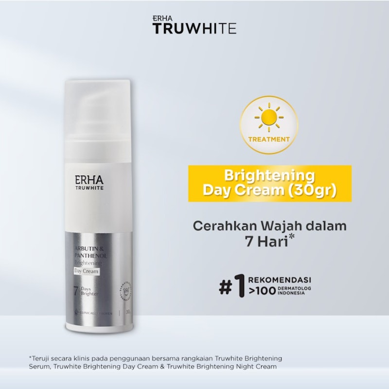 Truwhite Arbutin & Panthenol Brightening Day Cream 2
