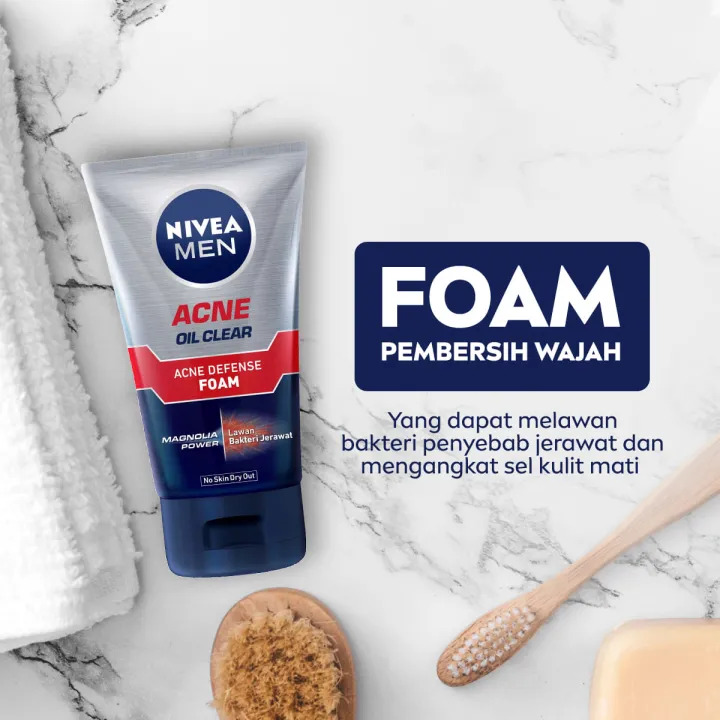 NIVEA NIVEA MEN Acne Oil Clear Acne Defense Foam