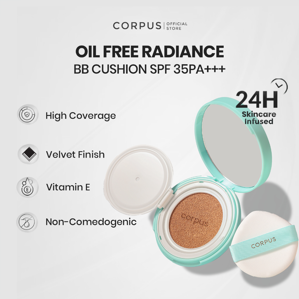 Luxe Cosmetics Indonesia CORPUS Oil-Free Radiance BB Cushion
