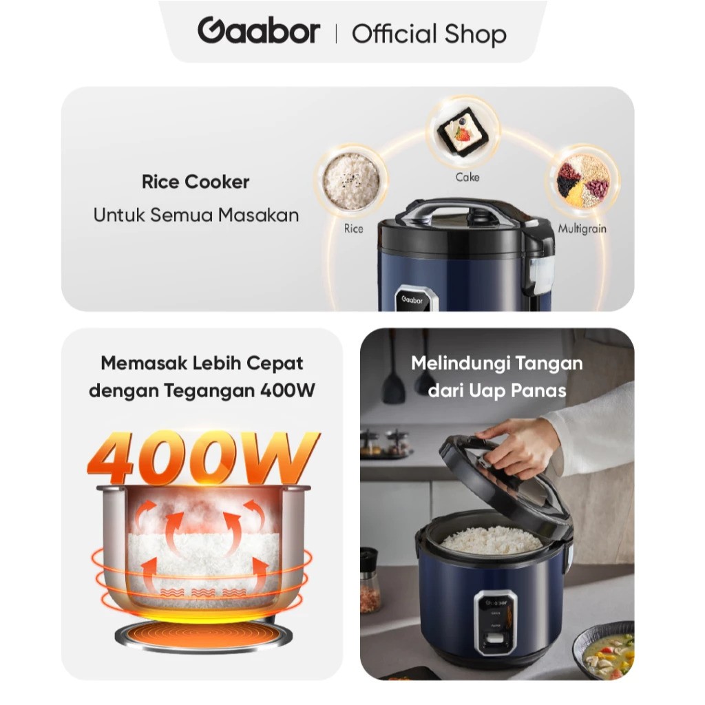 Gaabor Rice Cooker RC50M-BE01A