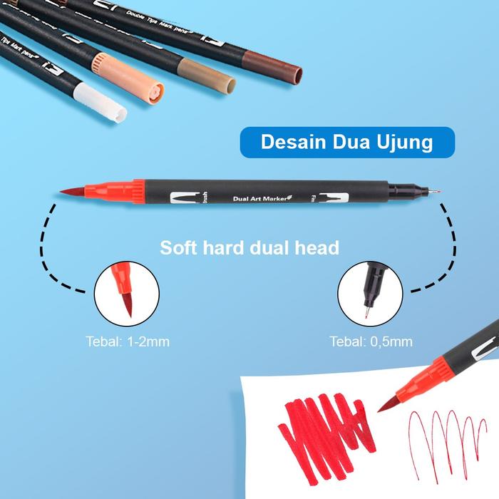 AKUSA Marker Brush Fine Liner 3
