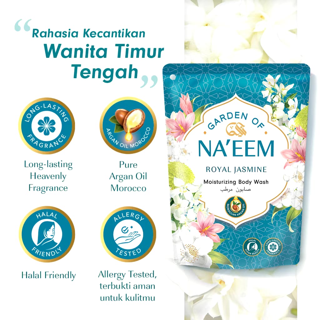 Bima Karya Prima Garden Of Na'eem Royal Jasmine Moisturizing Body Wash