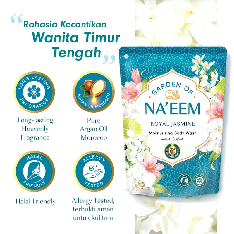Garden Of Na'eem Royal Jasmine Moisturizing Body Wash 2