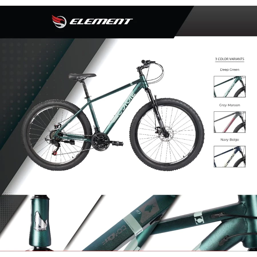 Roda Maju Bahagia Element Bike Coyote 27.5 Inch