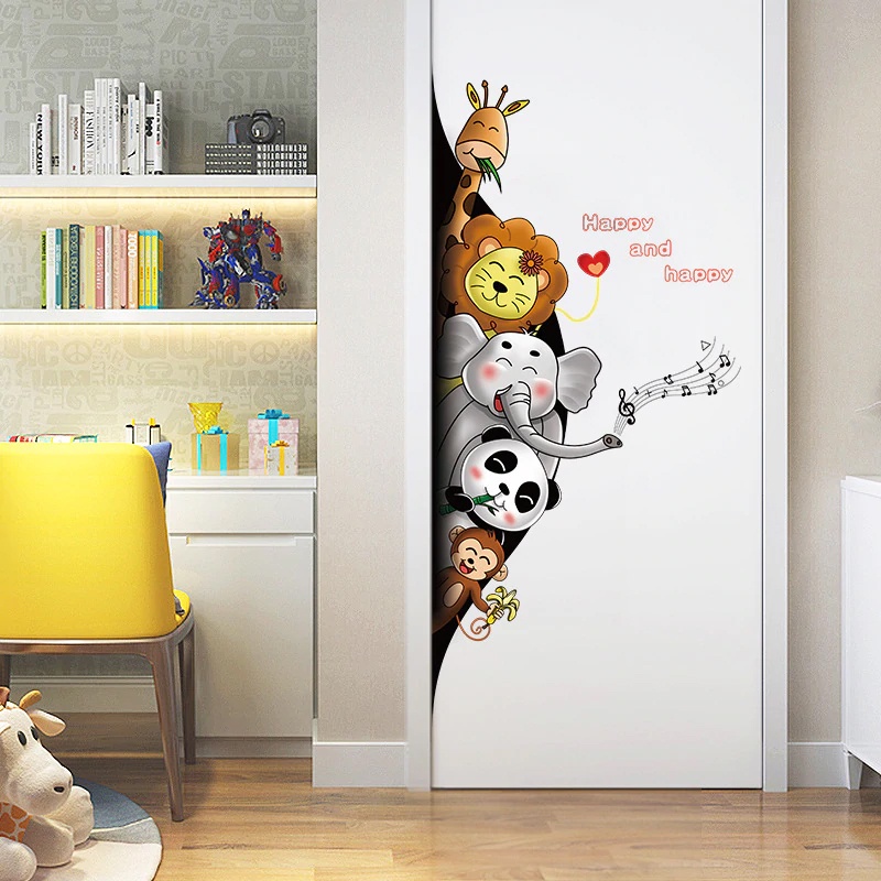 Meth Wallsticker Wallsticker Hide and Seek Animal SK9360