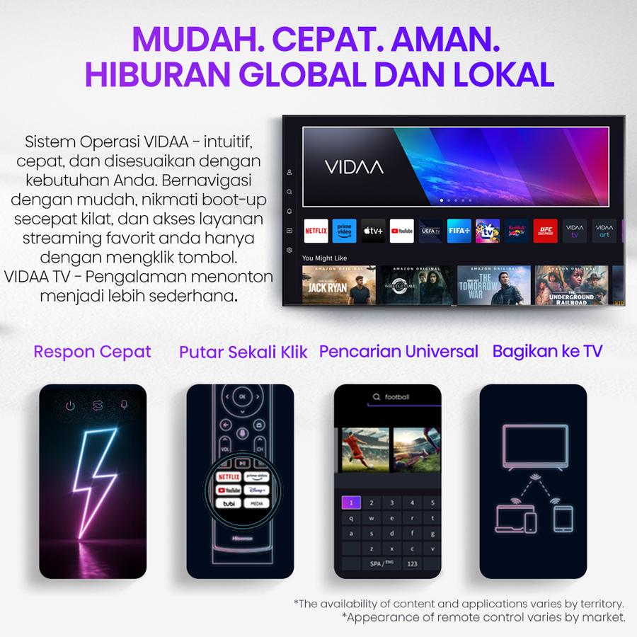 Hisense Hisense 40" FHD Vidaa Smart TV 40E4H