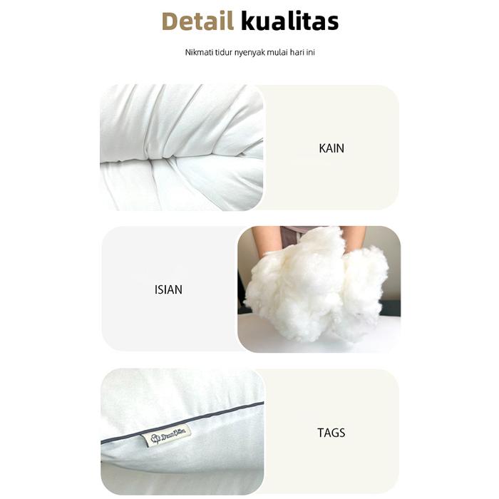  Dreamcotton Bantal Hotel Silikon