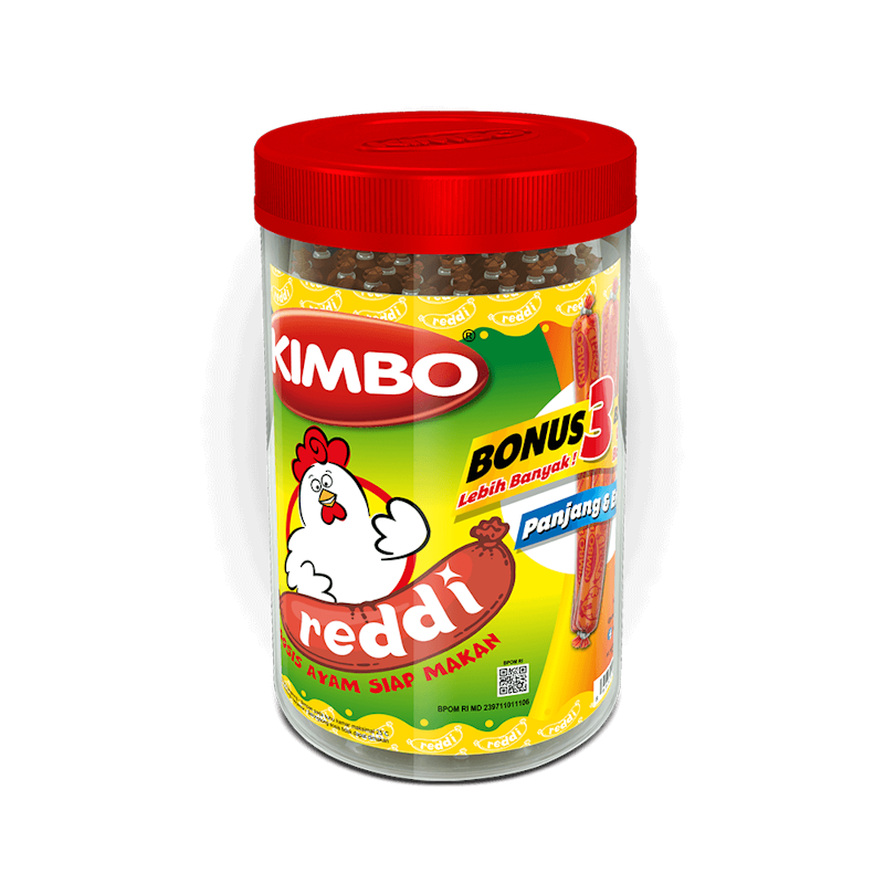KIMBO Reddi Sosis Ayam Toples 1