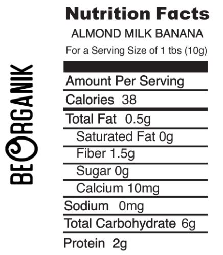 Beorganik International Beorganik Almond Milk Powder Banana
