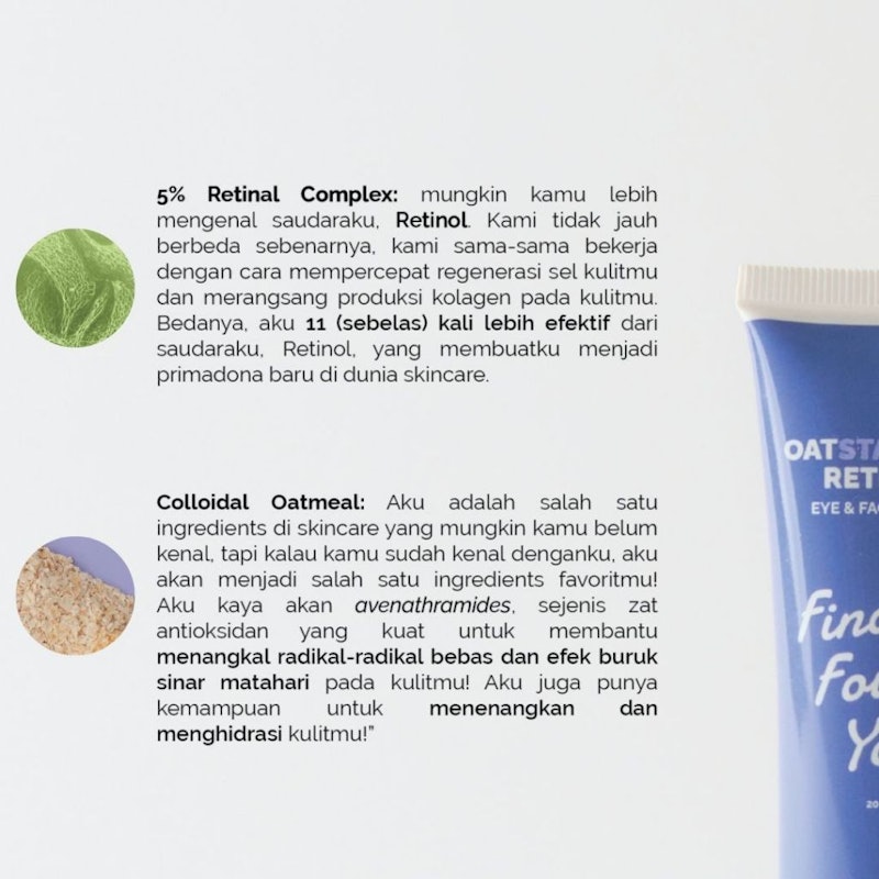 Finally Found You! OATstanding Retinal 2in1 Eye & Face Cream 4