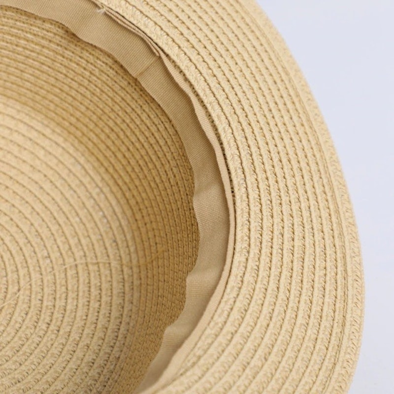 Topi Pantai Panama Summer Sun Beach Straw Hat 5
