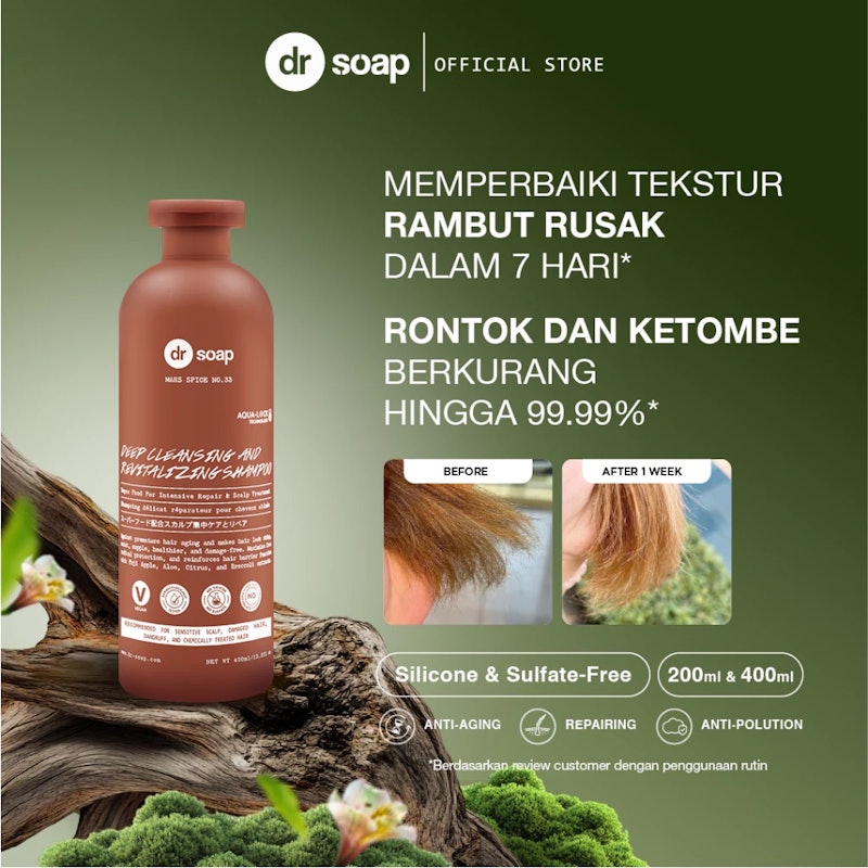 dr soap Deep Cleansing & Revitalizing Shampoo 2
