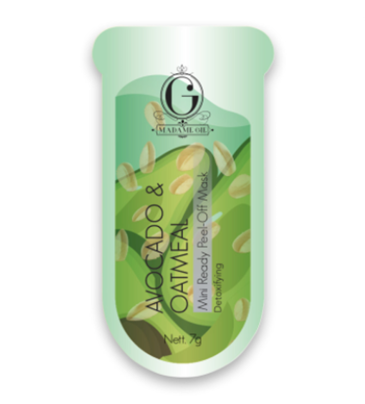 Mini Ready Peel Off Mask Avocado & Oatmeal 1