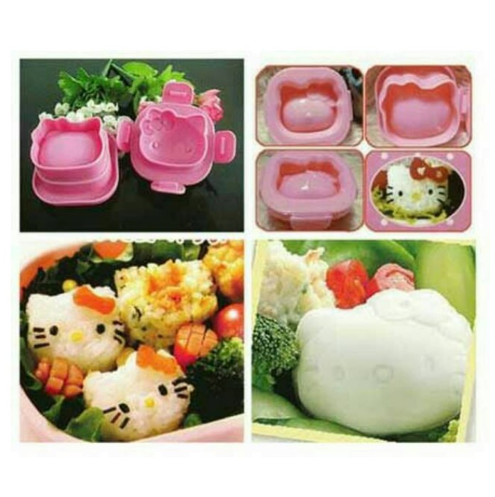  Cetakan Nasi Telur Hello Kitty