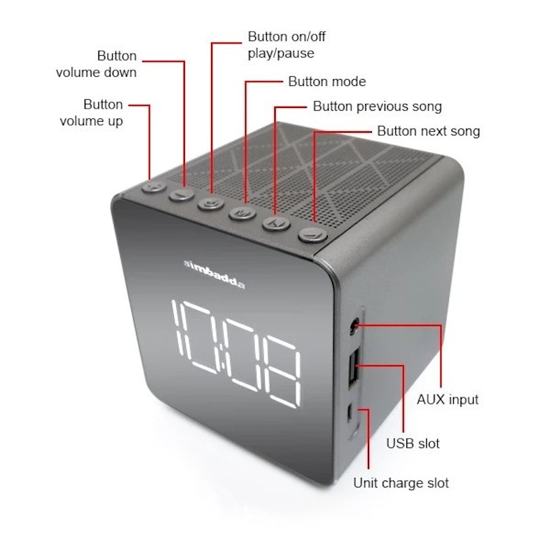 Simbadda® Portable Bluetooth Speaker 3